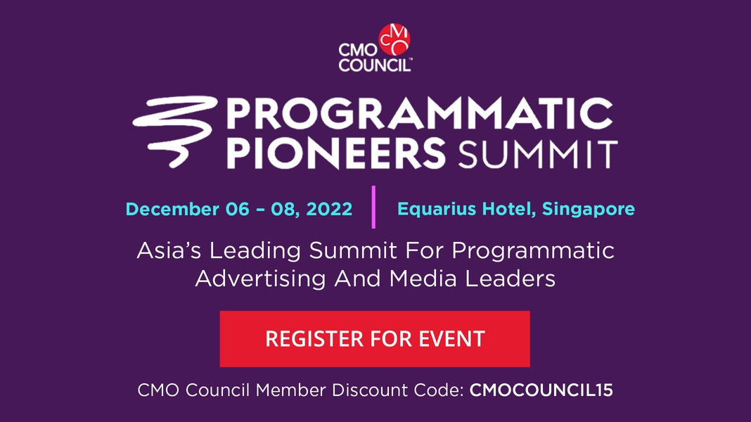 Registration APAC Programmatic Pioneers Summit 2022
