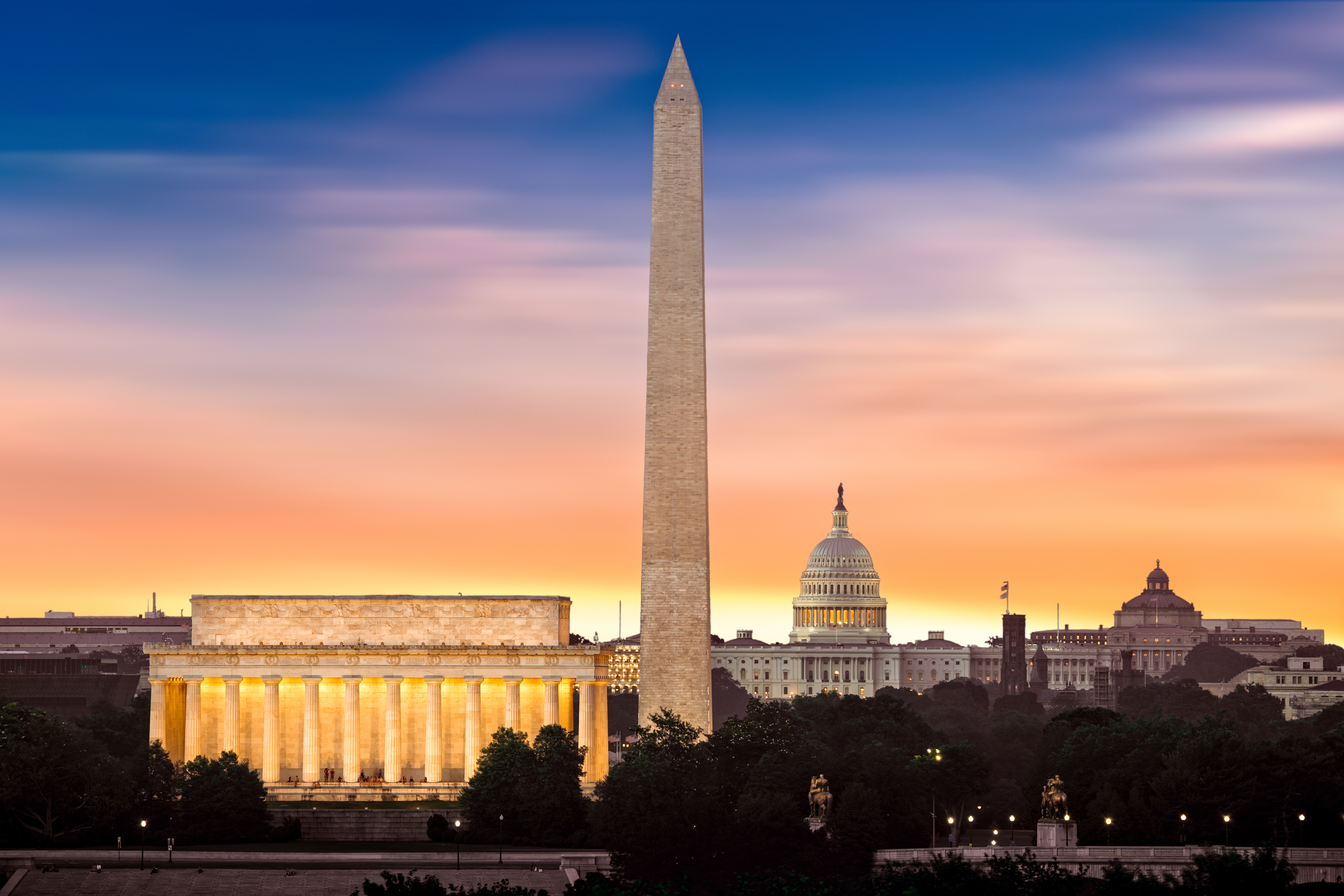 Skyline of Washington DC