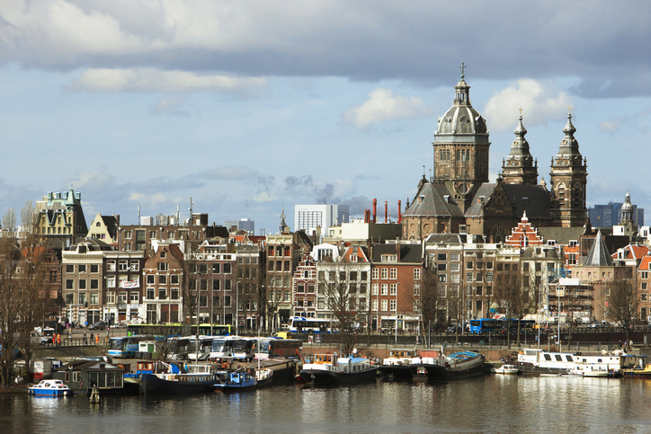Skyline of Amsterdam